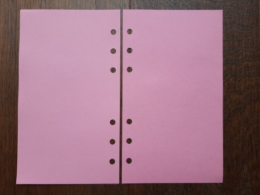 Вставка-переплет для блокнота COLORFUL - PINK CANDY clean A6 9,9x17см