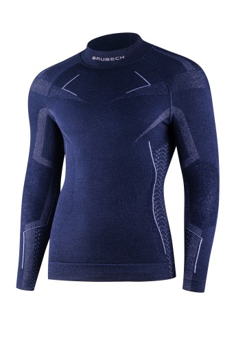 Męska bluza termiczna TERMOAKTYWNA KOSZULKA z wełny Merino Brubeck Extreme