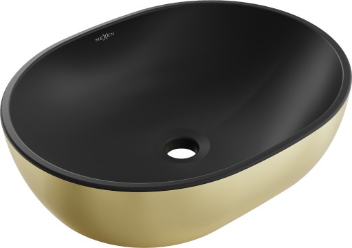 MEXEN VIKI НАСТОЛЬНАЯ РАКОВИНА 48x35 ЧЕРНОЕ ЗОЛОТО