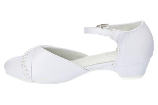 KOM30 BUTY KOMUNIJNE DLA DZIEWCZYNEK BIAŁE 32