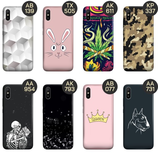 ЧЕХОЛ ДЛЯ XIAOMI REDMI 9A DESIGNS TOP100 DESIGN ПЕЧАТНЫЙ С РИСУНКОМ + СТЕКЛО