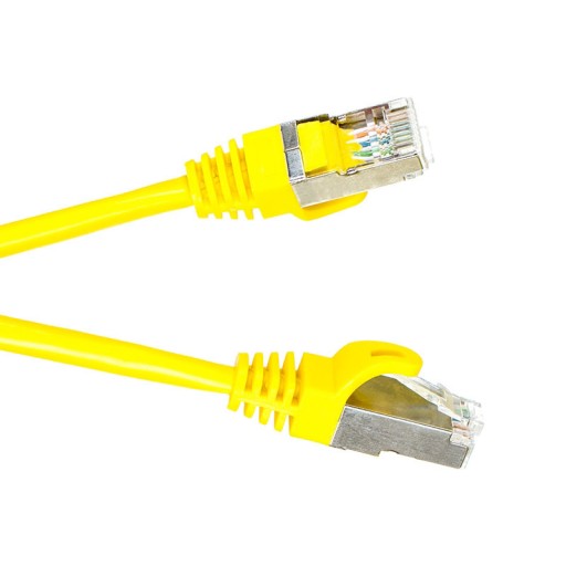 Патч-корд локальной сети RJ45 FTP F/UTP cat 5e 3M, желтый