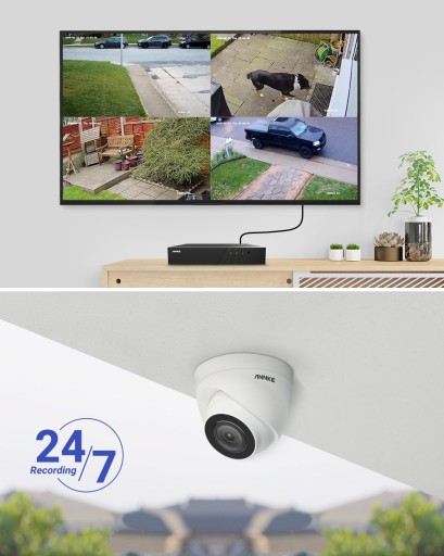 Система безопасности ANNKE 5MP с камерами ONVIF
