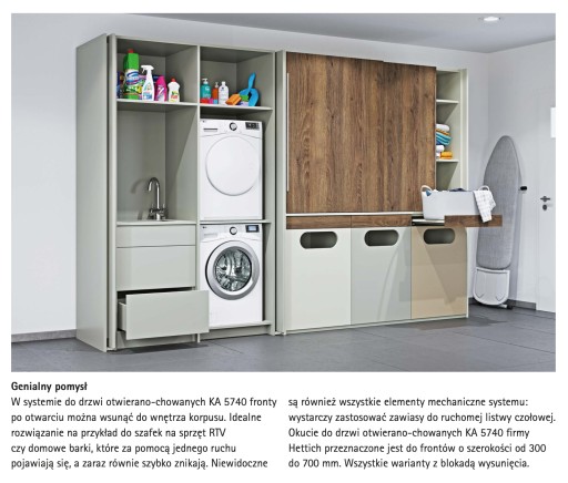 KA5740 650 Система открывания и раздвижных дверей HETTICH