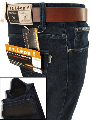 ДЖИНСЫ МУЖСКИЕ УТЕПЛЕННЫЕ W39 L30 102-104 СМ