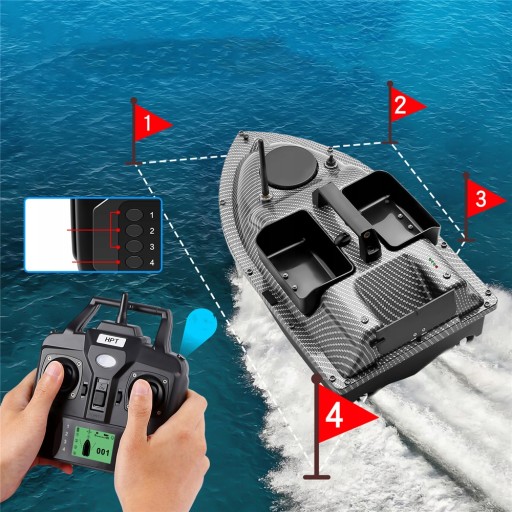 Беспроводная лодка-приманка 500M Игрушечная лодка