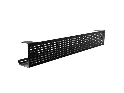 Stalowy organizer podblatowy CZARNY