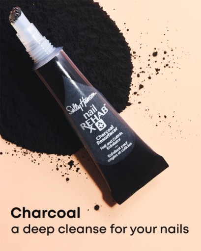 Sally Hansen Nail Rehab Charcoal Угольный пилинг очищает и разглаживает