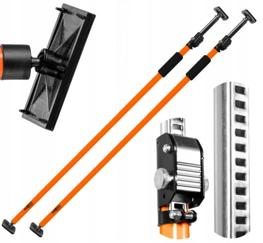 NEO KOMPLET 2x PODPÓR SUFITOWYCH ROZPIERAK TELESKOPOWY 160-290 35-430
