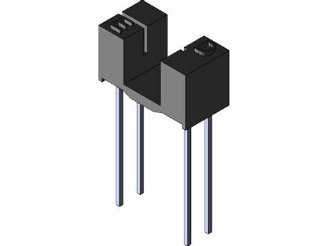 KTIR0521DS Niski Transoptor szczelinowy 5mm bez uchwytu