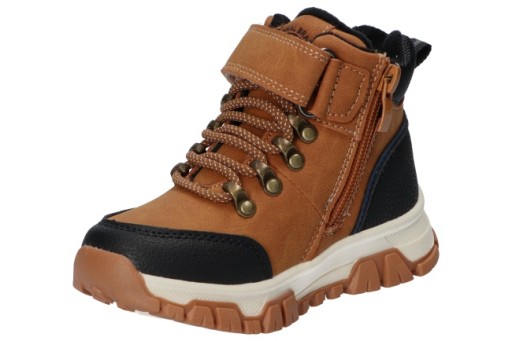 AMERICAN CLUB XD144 OCIEPLANE TRZEWIKI BUTY ZIMOWE NA RZEP I SUWAK CAMEL 28