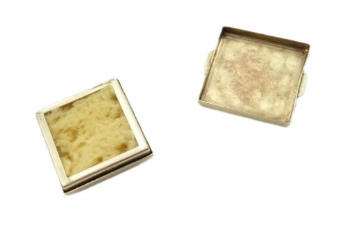 S9 Stara gąbka gąbeczka do znaczków w etui Vintage