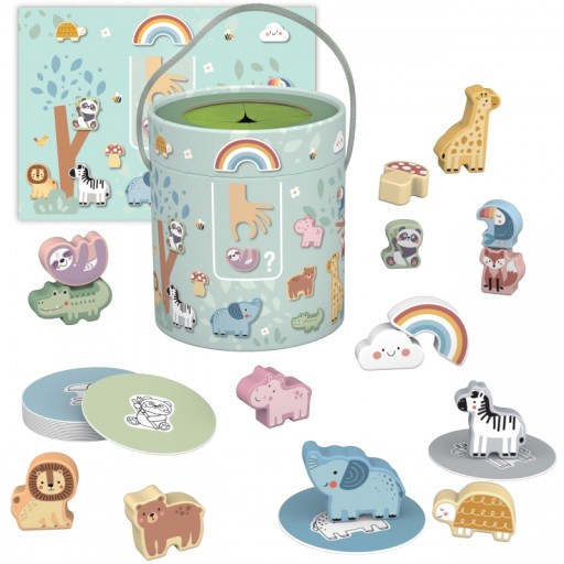 ОБРАЗОВАТЕЛЬНАЯ ИГРА TOUCH AND MATCH WOOPI GREEN MONTESSORI TYSTERY BOX