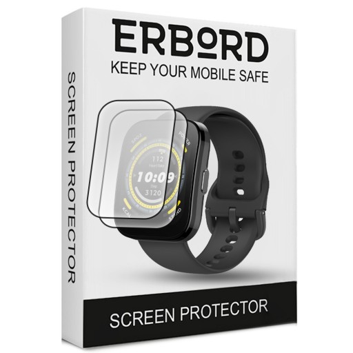 2x ГИБРИДНЫЕ СТЕКЛА ДЛЯ AMAZFIT BIP 5 + МОНТАЖНЫЙ КОМПЛЕКТ
