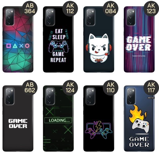 ETUI DO SAMSUNG GALAXY S20 FE / 5G WZORY DLA GRACZA GRACZ GAMER GAME OVER