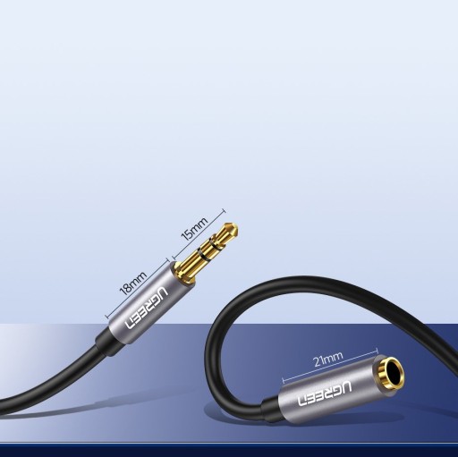 Przedłużacz audio AUX UGREEN kabel jack 3,5 mm, 3m