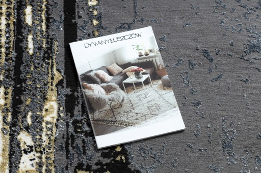 GLAMOUR RUG 140x190 ORNAMENT серый/золотой #GR4351