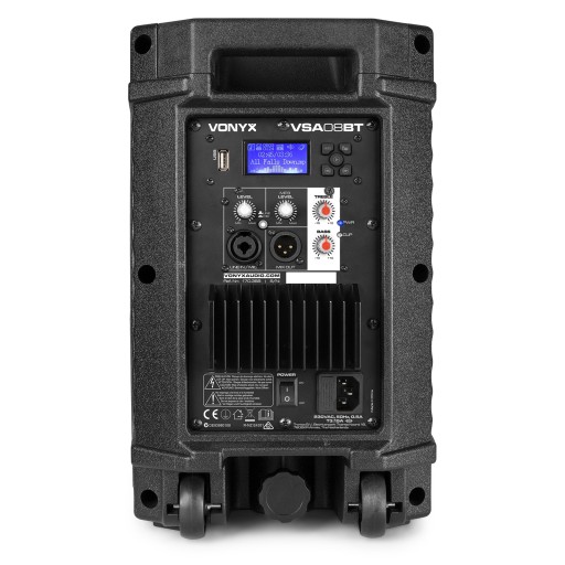 Колонка сценического монитора Bi-amp 8 250 Вт BT MP3
