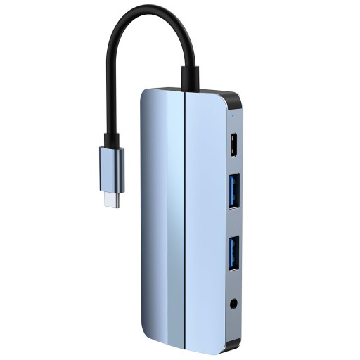 Концентратор 8 в 1 USB C 3.1 Thunderbolt 3 HDMI 4K VGA SD TF