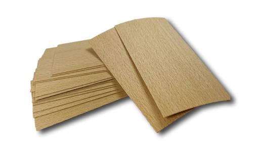 Knoty drewniane do świec 10 cm x 5 cm 20 szt knot