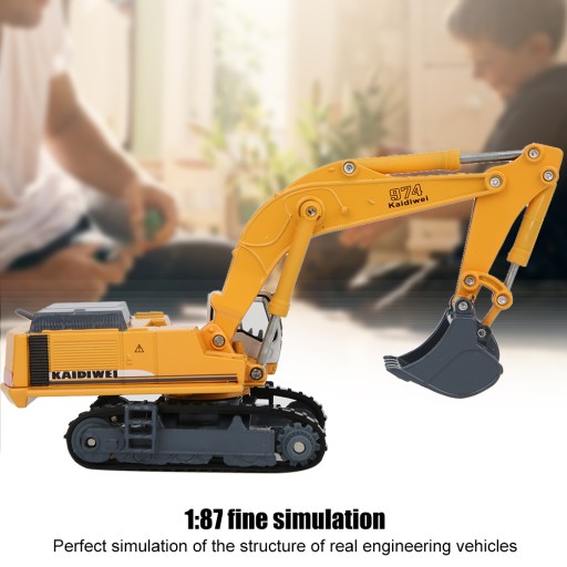 Koparka symulacyjna 1:87 z torami rolkowymi Model