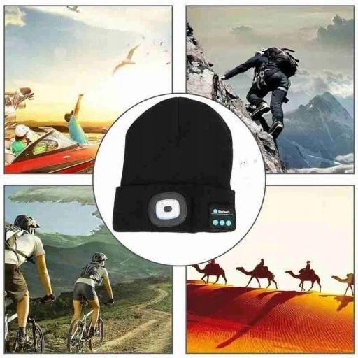 НАУШНИКИ BLUETOOTH 5.0 ШАПКА МУЗЫКА ЗИМНЯЯ ШАПКА