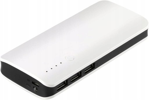 MEGA POWERBANK 20000 мАч + КАБЕЛЬ 3 USB-ФОНАРИКА ДОПОЛНИТЕЛЬНОЙ ЕМКОСТИ ПРЕМИУМ