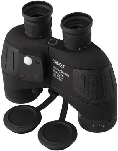 БИНОКЛЬ COMET PRO С ЭЛЕКТРОННЫМ КОМПАСОМ 10Х50 ПАРУСНЫЙ ВОЕННЫЙ LR-039B