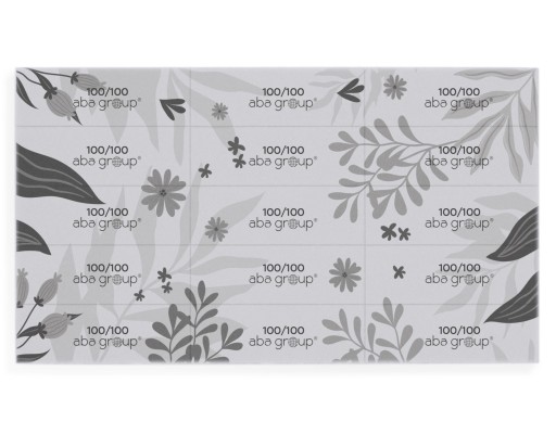 Полировщик для ногтей Block Buffer 100/100 Aba Group Flowers Набор из 45 шт.