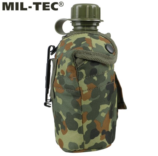 Военно-туристическая столовая с чашкой 1л 1QT MIL-TEC BW Flecktarn