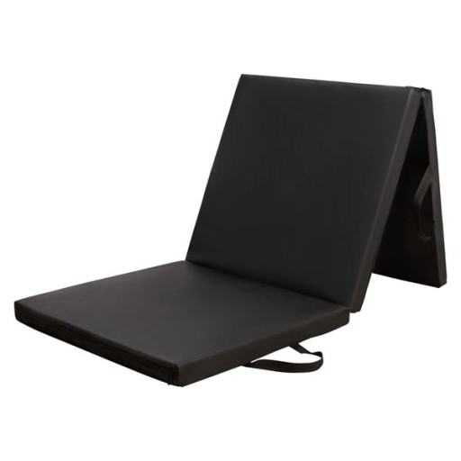 SKŁADANY MATERAC GIMNASTYCZNY CZARNY HMS PREMIUM 180x60x5cm