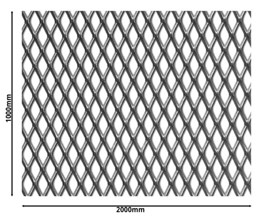 СЕТКА ТЯЖЕННАЯ РАСШИРЕННАЯ 1000 х 2000 20 х 10 х 2х1,5