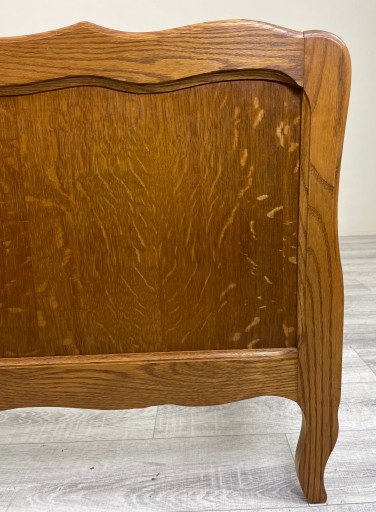 СТИЛЬНАЯ ДУБОВАЯ КРОВАТЬ ДЛЯ СПАЛЬНИ LUDWIK OAK F73