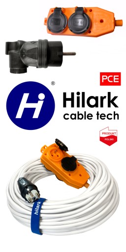 Удлинитель 3х2,5 1м SPLITTER - вилка угловая, ПВХ OWY H05VV-F