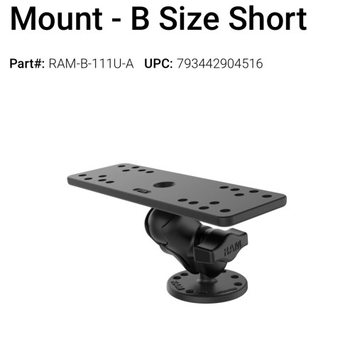 Эхолот Garmin Striker Vivid 5cv с GT20-TM + крепление Ram Mount
