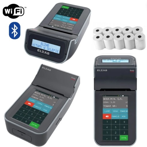 ELZAB K10 ОНЛАЙН-КАССА BT WIFI РУЛОННАЯ ФИСКАЛИЗАЦИЯ ПРОГРАММИРОВАНИЕ КАССОВОГО АППАРАТА