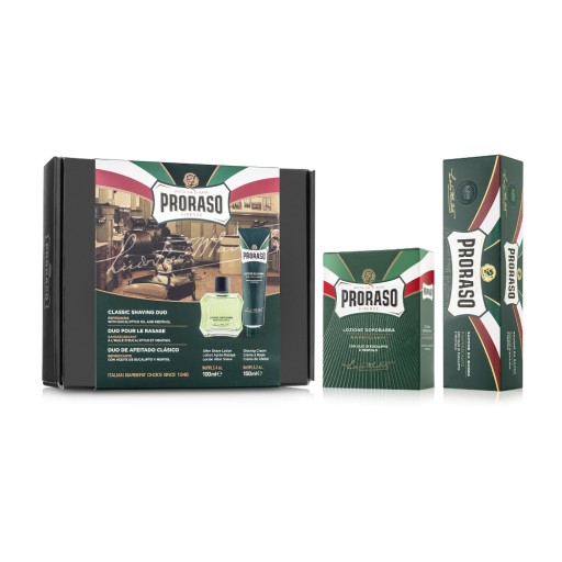 НАБОР ДЛЯ БРИТЬЯ PRORASO ОСВЕЖАЮЩИЙ КРЕМ-ЛОСЬОН