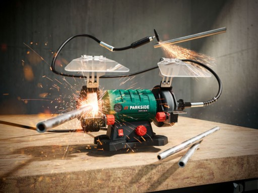 PARKSIDE Двойная шлифовальная машинка PDFW 120 A2, 120 Вт Ø75 x 20 мм + аксессуары