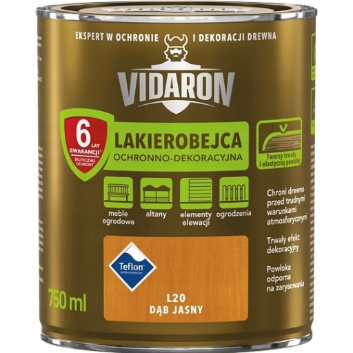 VIDARON Морилка лаковая L20 дуб светлый 4,5л
