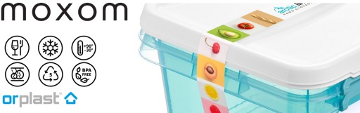 Pojemniki na żywność 12 szt BPA FREE plastikowe z pokrywką do lodówki box