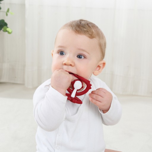 Mombella Gryzak zabawka Małpka Chimney Red