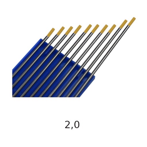 ELEKTRODA WOLFRAMOWA TIG ZŁOTA WX4 2,0x175 10szt