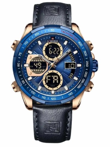 ЧАСЫ МУЖСКИЕ NAVIFORCE NF9197L RG/BE/BE + КОРОБКА