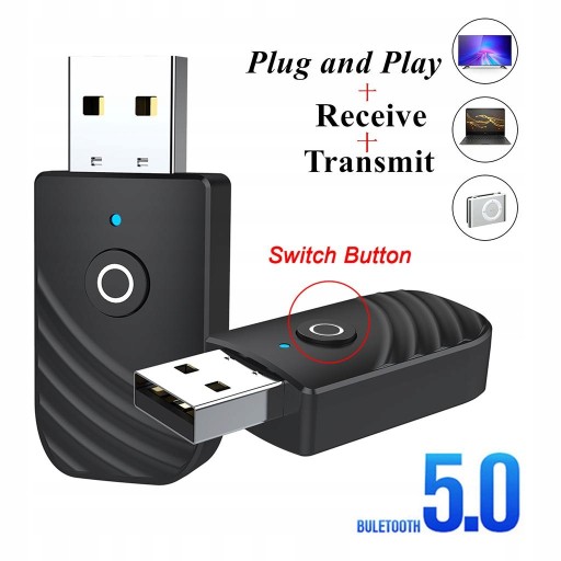 Приемник аудиопередатчика USB Bluetooth 5.0