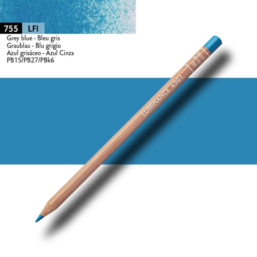Kredka Caran D`Ache nr.755 Grey Blue LUMINANCE