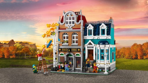 LEGO Creator Expert 10270 Трехэтажный книжный магазин Многоквартирный дом Модульное здание