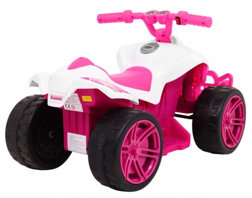 Детский квадроцикл на батарейках Monster Pink