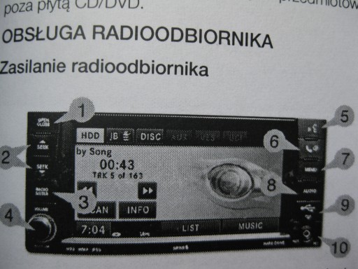 Chrysler Polska instrukcja radia nawigacji Jeep