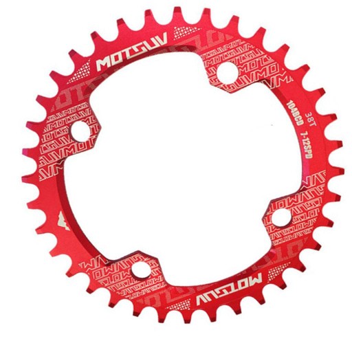 Tarcza rowerowa Pierścień koła 32T 34T 36T 38T Tarcza rowerowa Pierścień łańcucha Czerwony 38T