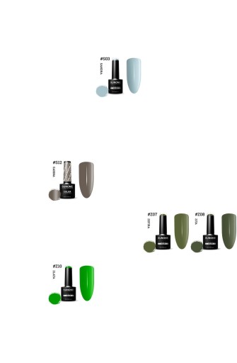 Zestaw 8x SUNONE lakier hybrydowy LAMPA FREZARKA